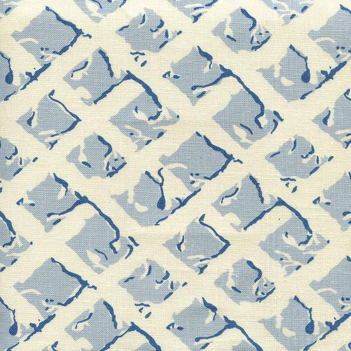 China Seas Twigs Soft Blue New Navy Fabric 8220-04