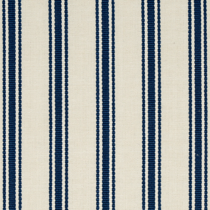 Schumacher Marquet Ticking Stripe Navy Fabric 82200.0