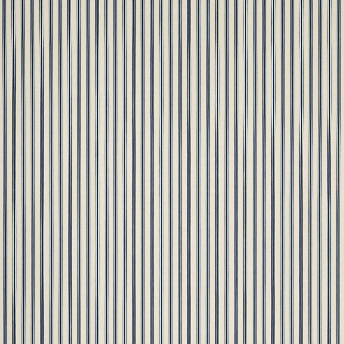 Schumacher Marquet Ticking Stripe Navy Fabric Sample 82200