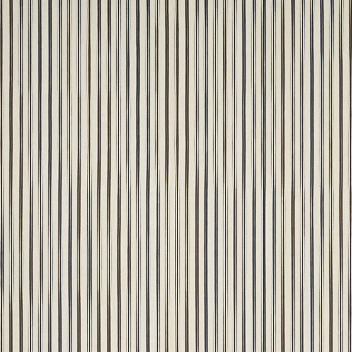 Schumacher Marquet Ticking Stripe Carbon Fabric 82201.0