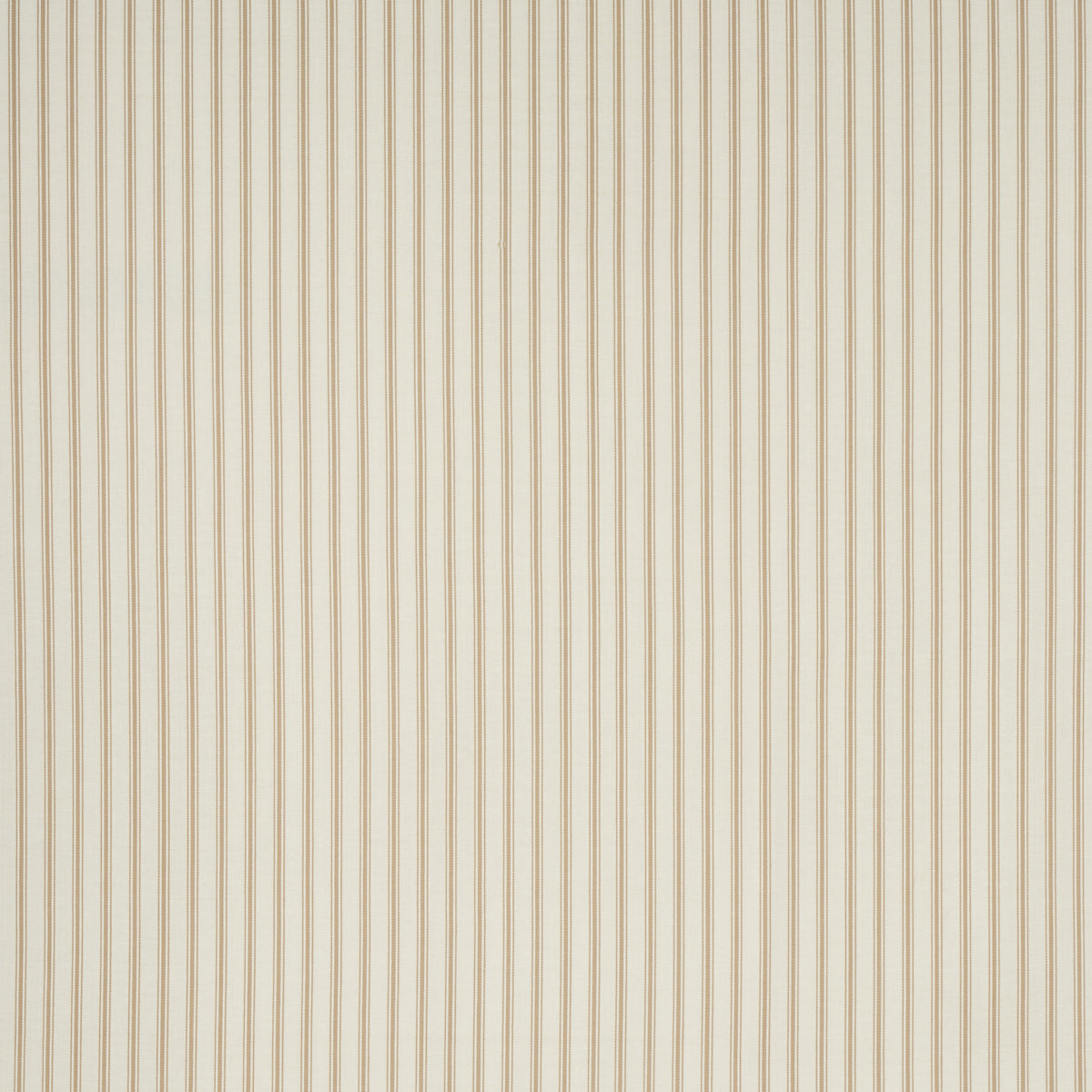 Schumacher Marquet Ticking Stripe Sand Fabric 82202.0