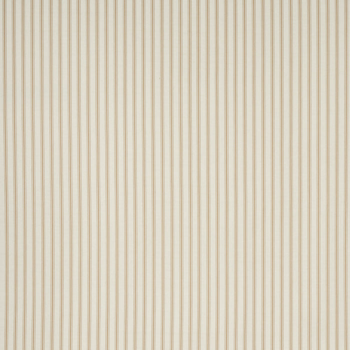 Schumacher Marquet Ticking Stripe Sand Fabric Sample 82202