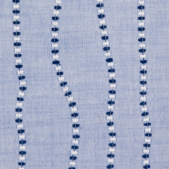 Schumacher Elodie Embroidery Chambray Fabric Sample 82231