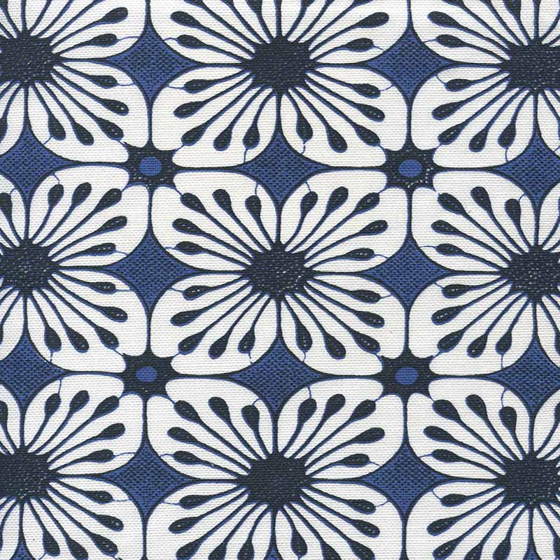 China Seas Barbados Batik Navy New Navy Fabric 8250-09