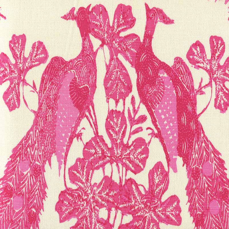 China Seas Peacock Batik Multi Pinks Fabric 8270-04