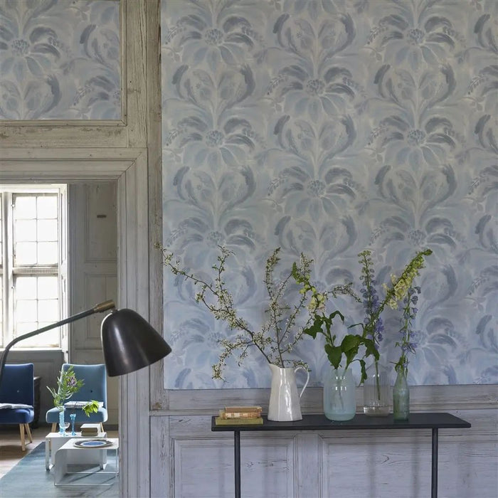 Designers Guild Angelique Damask Graphite Wallpaper PDG1036/06