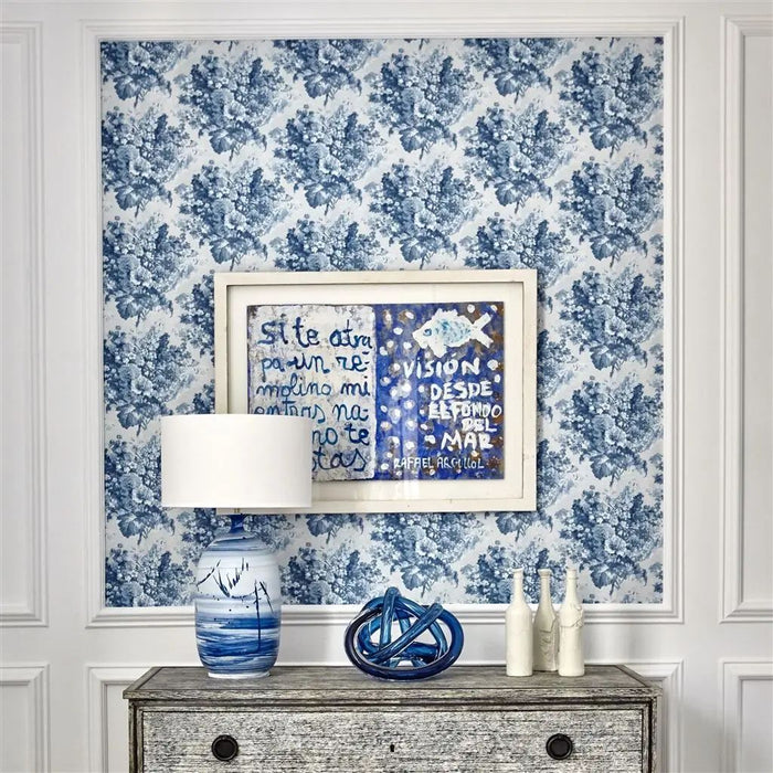 William Yeoward Perosita Indigo Wallpaper PWY9005/01