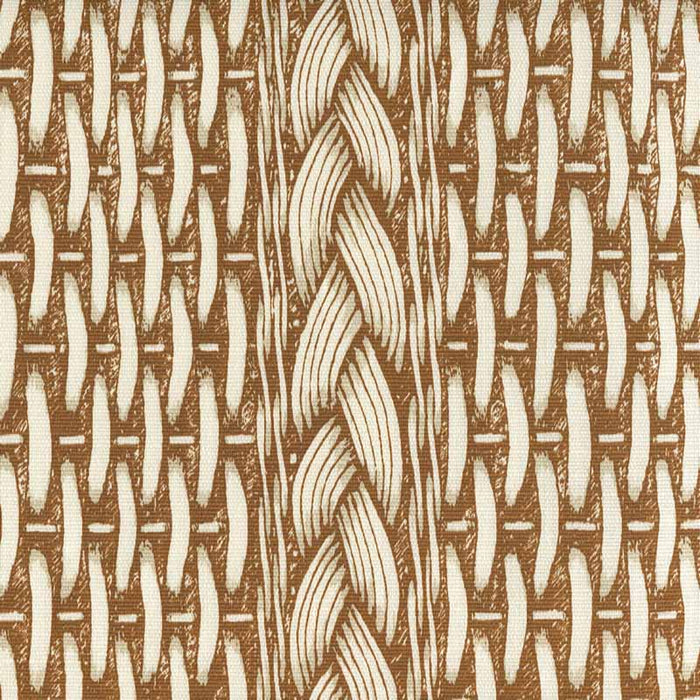 China Seas Newport Rattan Burnt Sienna Fabric 8400-05