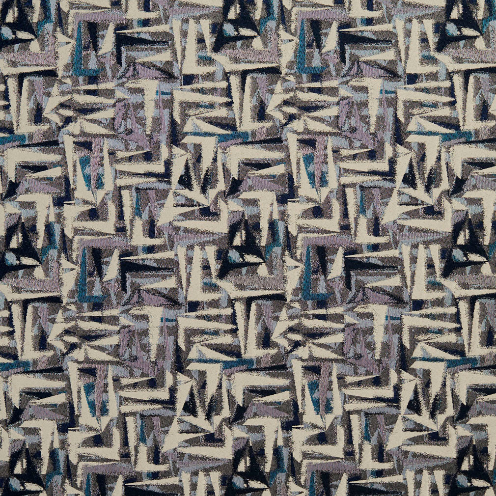 Charlotte Sapphire/abstract Fabric 8520