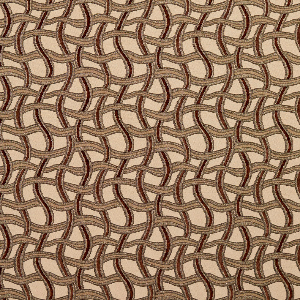 Charlotte Spice/maze Fabric 8543