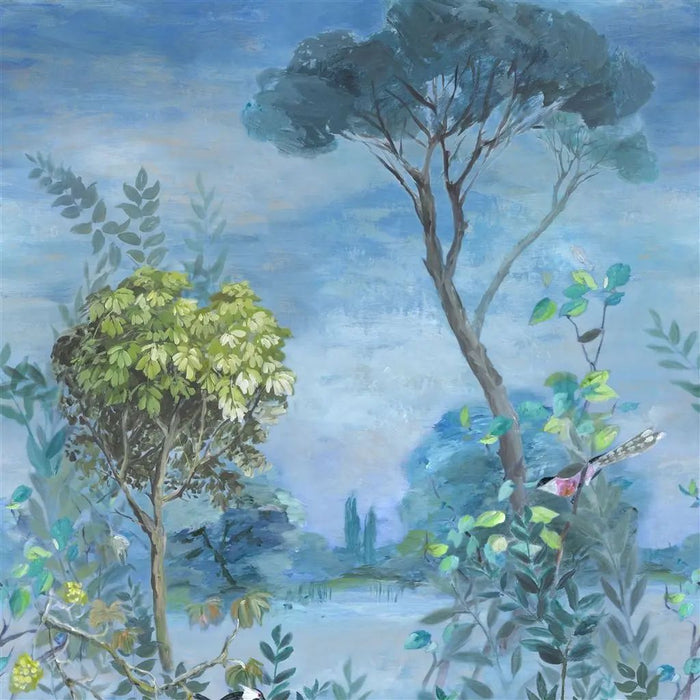 Designers Guild Giardino Segreto Scene 1 Panel 1 Wallpaper PDG1056-01