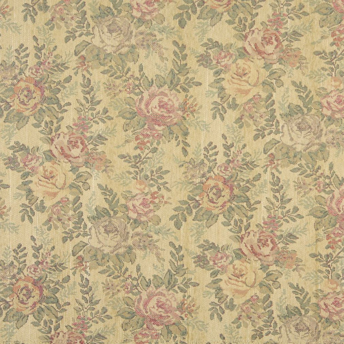 Charlotte Meadow Rose Fabric Sample 9290