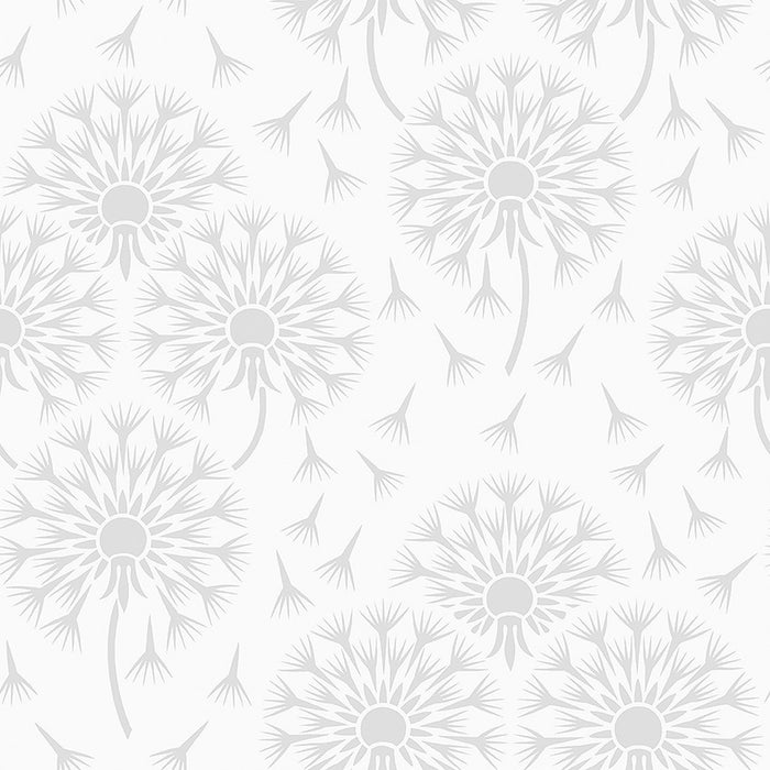 Schumacher Dandelion Grey Wallpaper 9316