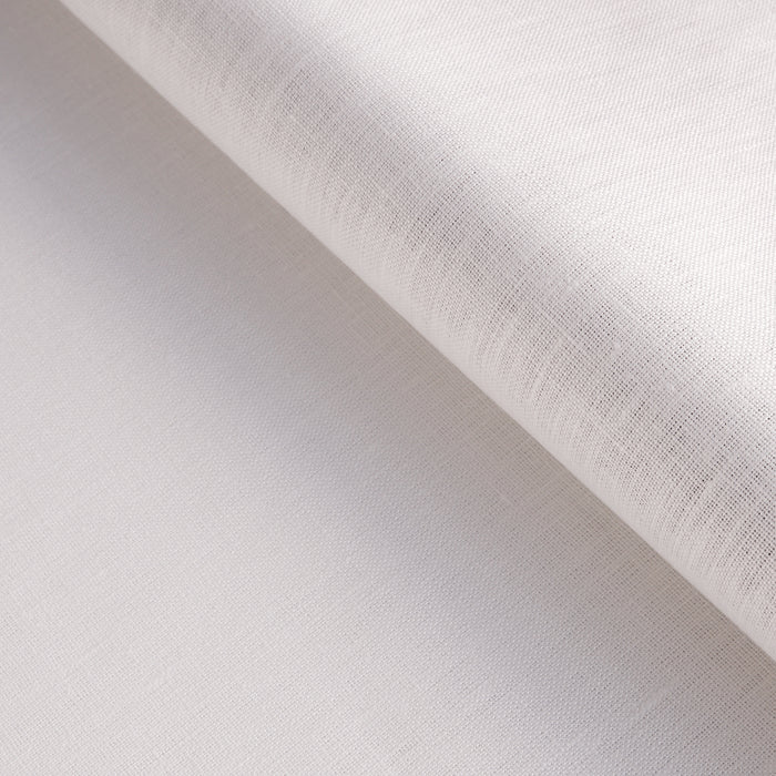 Schumacher Middleton Linen White Fabric 93180