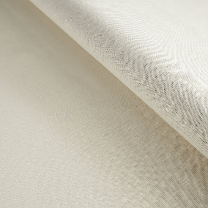 Schumacher Middleton Linen Ivory Fabric Sample 93181