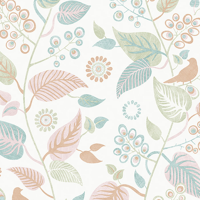 Schumacher Leaf Rhapsody Multi Wallpaper 9330