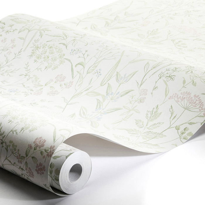 Schumacher Delicate Dance Leaf Wallpaper 9336