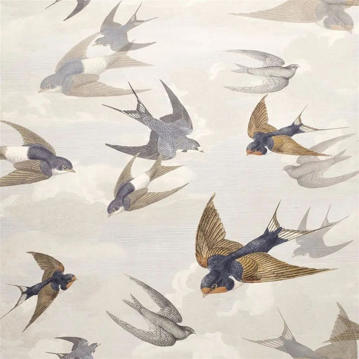 John Derian Chimney Swallows Dawn Wallpaper PJD6003/04