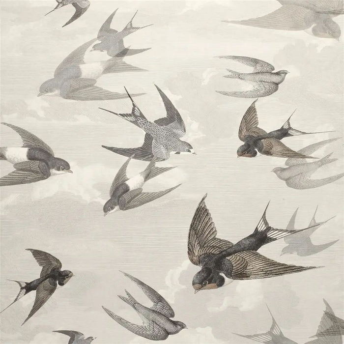 John Derian Chimney Swallows Dusk Wallpaper PJD6003/02