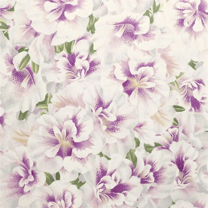 John Derian Variegated Azalea Violet Wallpaper PJD6004/02