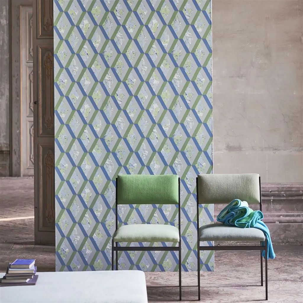 Designers Guild Jourdain Cobalt Wallpaper PDG1054/08