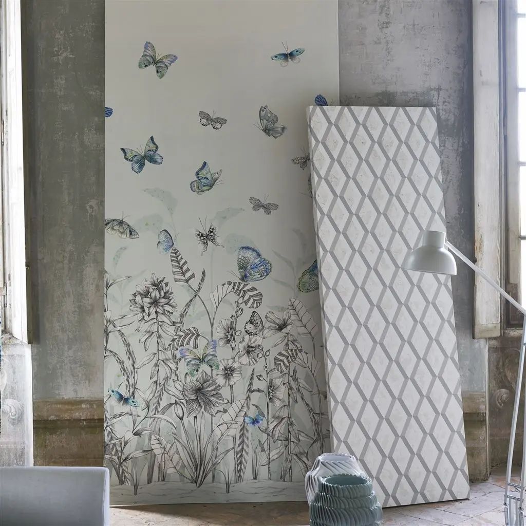 Designers Guild Papillons Eau De Nil Wallpaper PDG1058/02