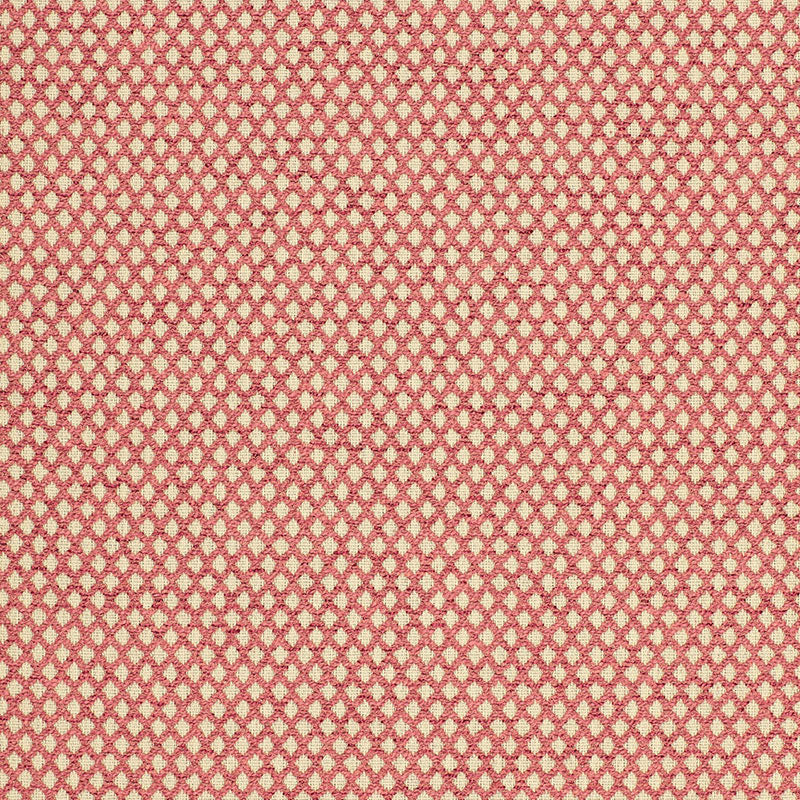 Schumacher Losange Boucle' Cranberry Fabric 94850