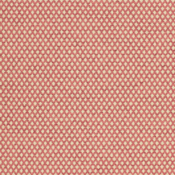 Schumacher Losange Boucle' Cranberry Fabric Sample 94850