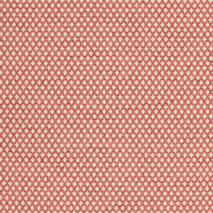 Schumacher Losange Boucle' Cranberry Fabric 94850