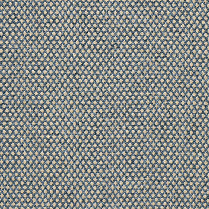 Schumacher Losange Boucle' Prussian Fabric 94851