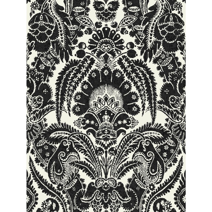 Cole & Son Chatterton Black And White Wallpaper 94/2010.CS.0