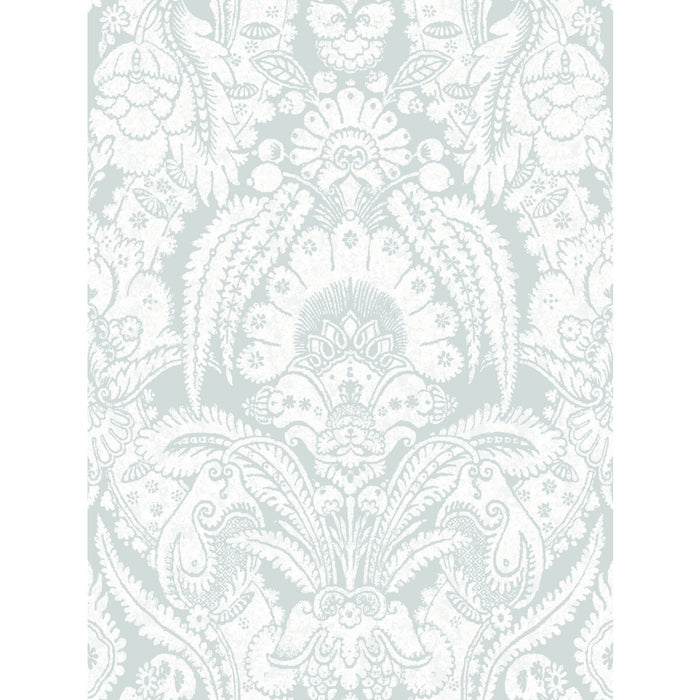 Cole & Son Chatterton Pale Blue And White Wallpaper 94/2011.CS.0