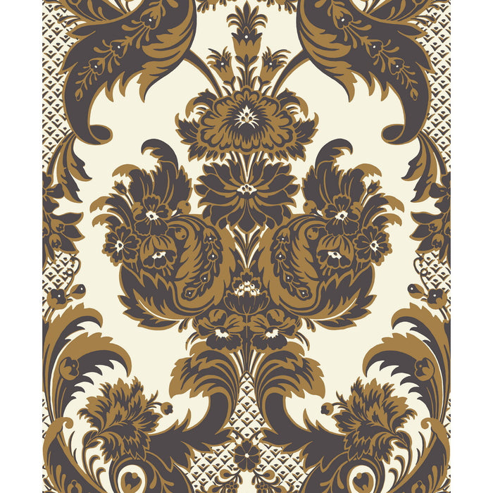 Cole & Son Wyndham Black & Gold Wallpaper 94/3014.CS.0