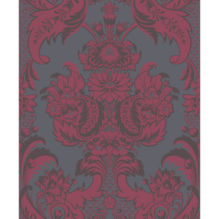 Cole & Son Wyndham Red And Slate Wallpaper 94/3018.CS.0