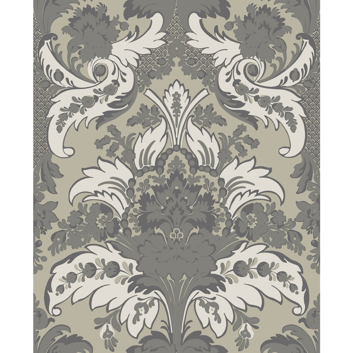 Cole & Son Aldwych Silver And White Wallpaper 94/5026.CS.0