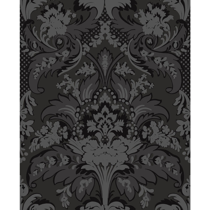 Cole & Son Aldwych Black And Graphite Wallpaper 94/5030.CS.0