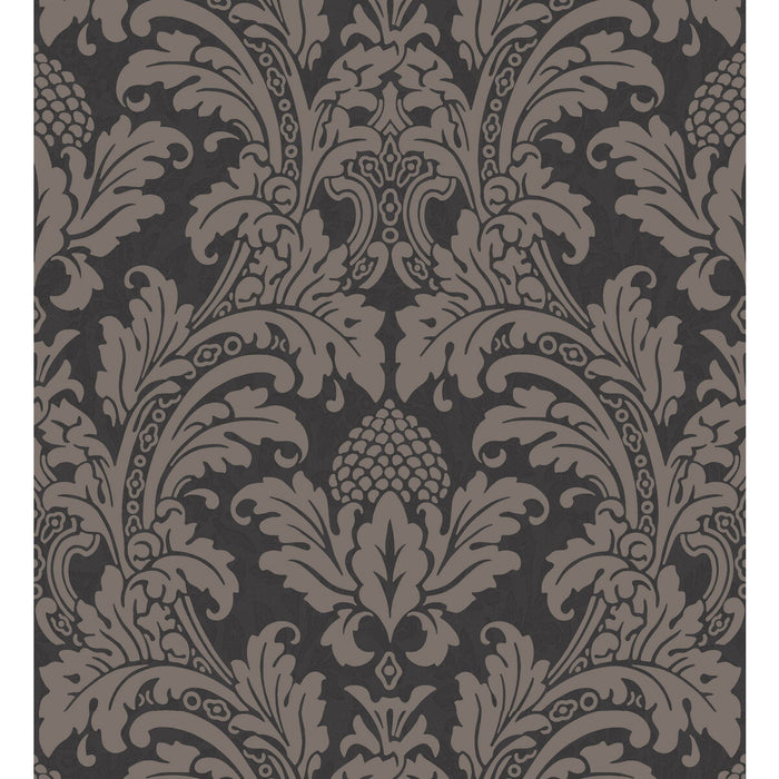 Cole & Son Blake Black And Graphite Wallpaper 94/6032.CS.0