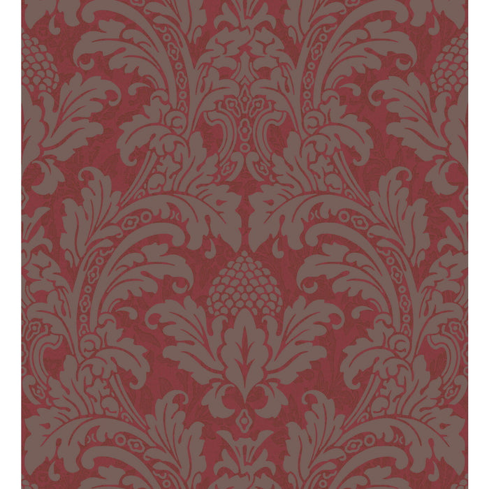 Cole & Son Blake Red And Silver Wallpaper 94/6034.CS.0