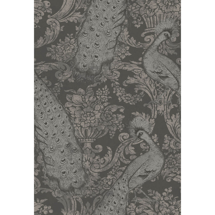 Cole & Son Byron Charcoal An Silver Wallpaper 94/7039.CS.0