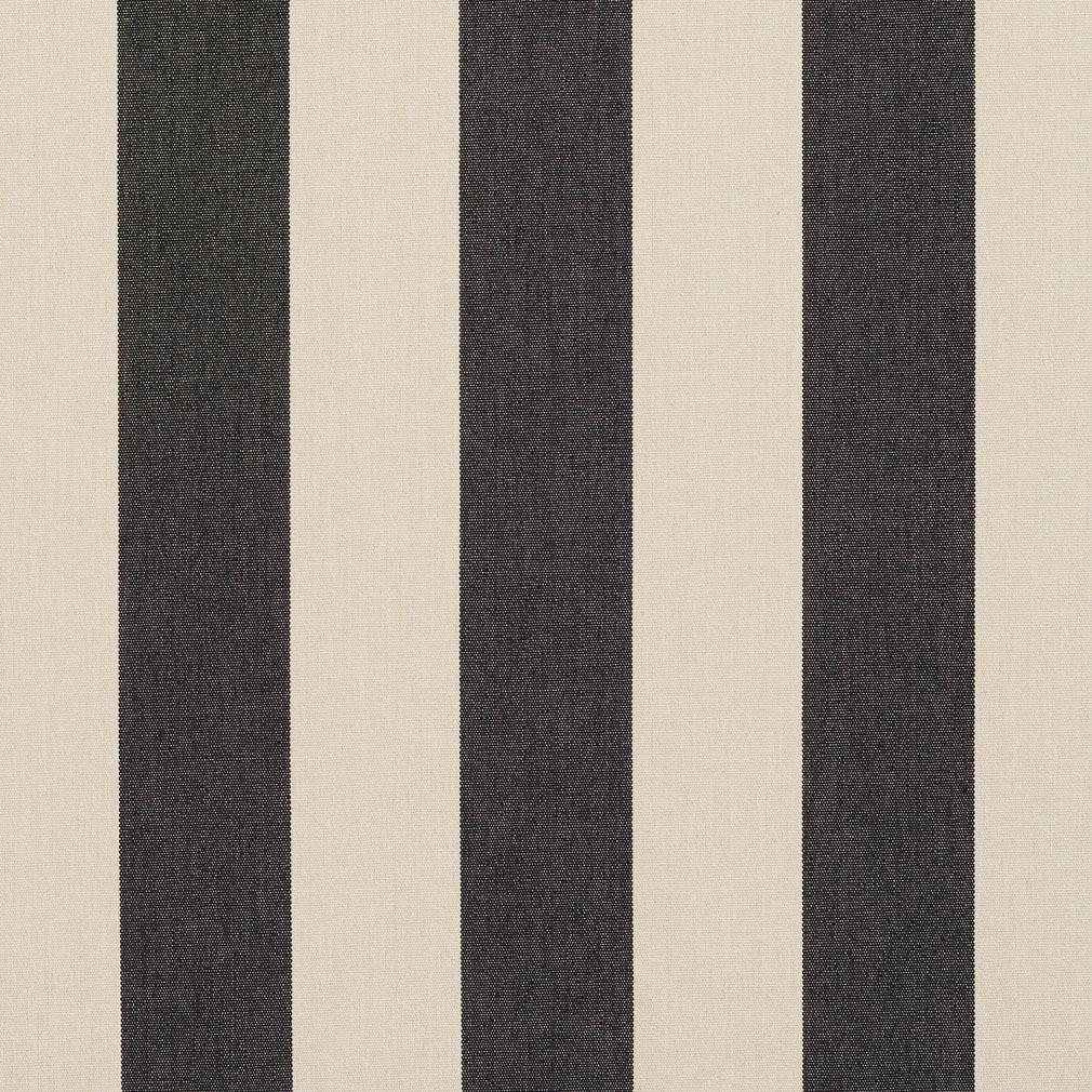 Charlotte Graphite Stripe Fabric 9543