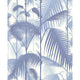 Cole & Son Palm Jungle Blues/ White Wallpaper 95/1005.CS.0