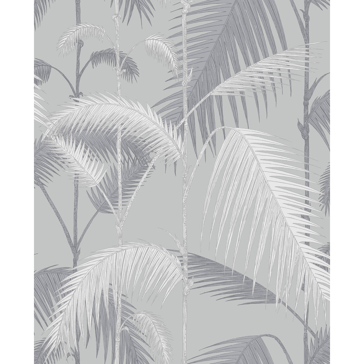 Cole & Son Palm Jungle Lilac & Grey Wallpaper 95/1007.CS.0