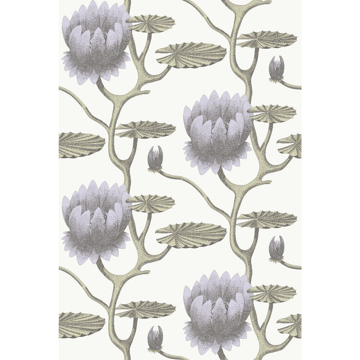 Cole & Son Summer Lily Lilac/Grn/Wt Wallpaper 95/4023.CS.0