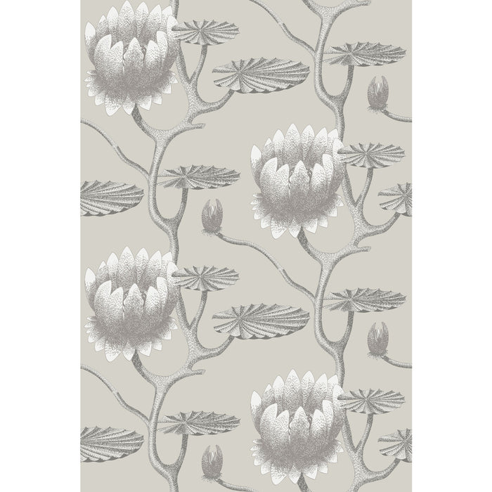 Cole & Son Summer Lily Taupe/White Wallpaper 95/4025.CS.0