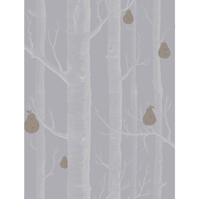 Cole & Son Woods & Pears Slate/Silver Wallpaper 95/5030.CS.0