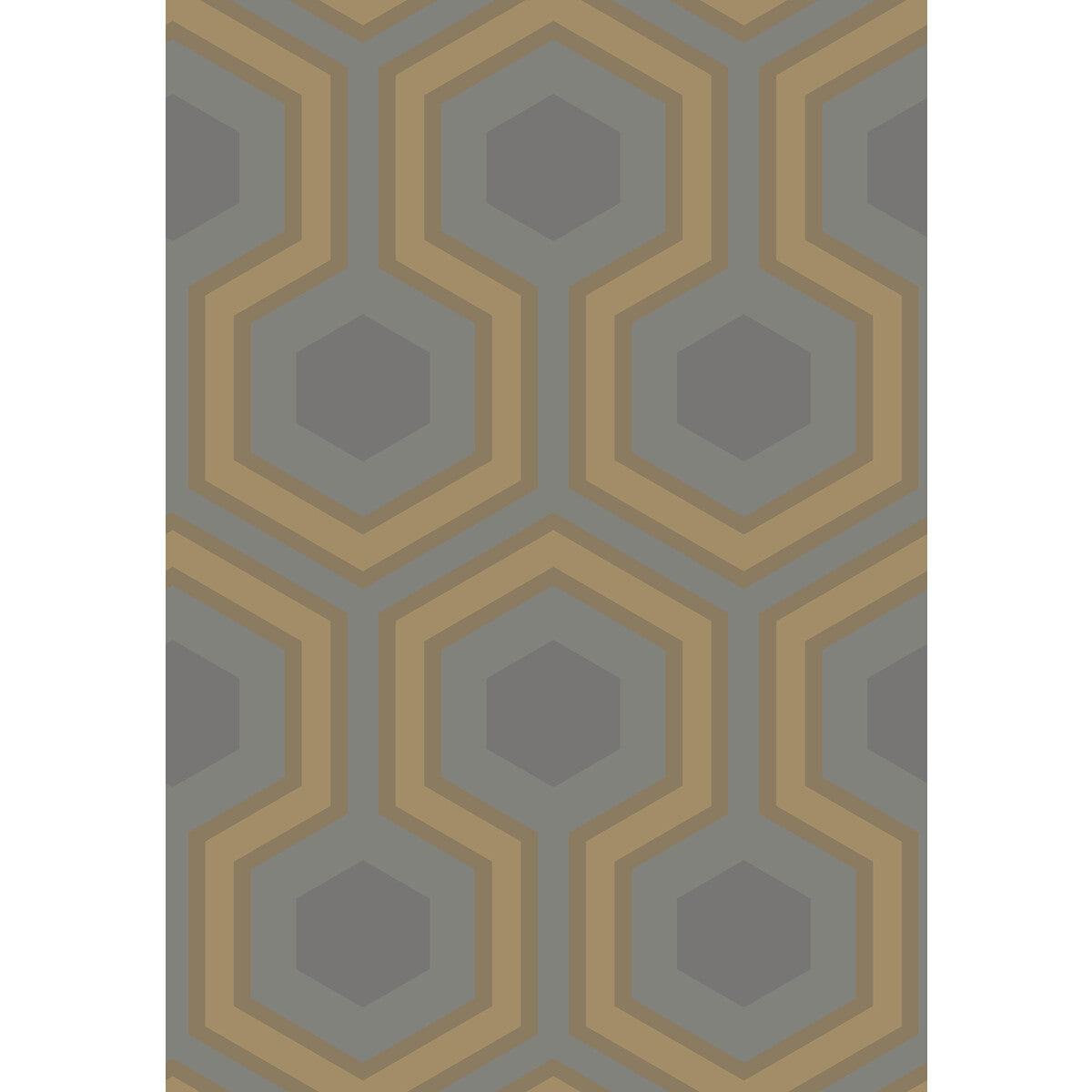 Cole & Son Hicks Grand Slate/Bron Wallpaper 95/6033.CS.0