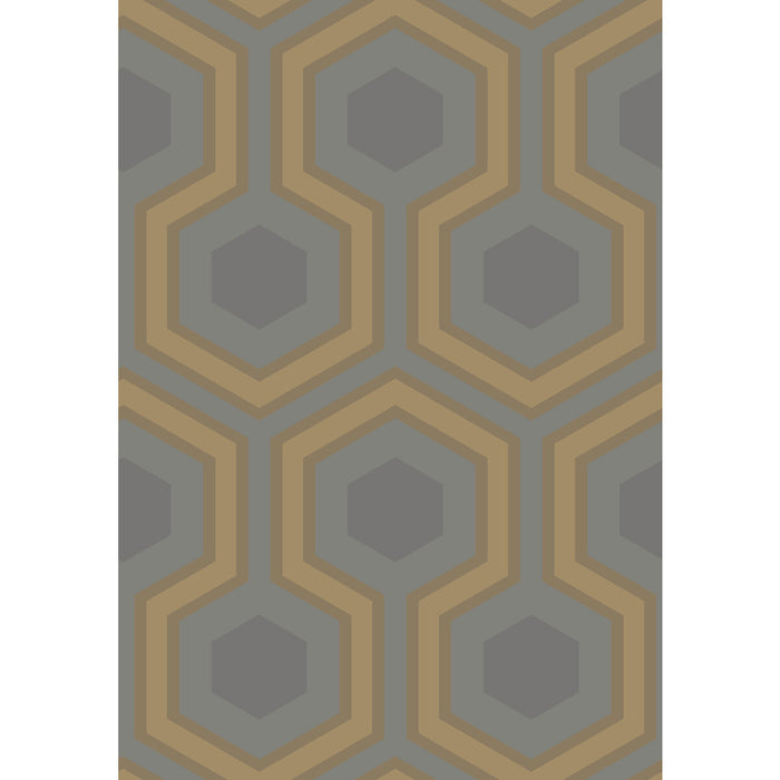 Cole & Son Hicks Grand Slate/Bron Wallpaper 95/6033.CS.0