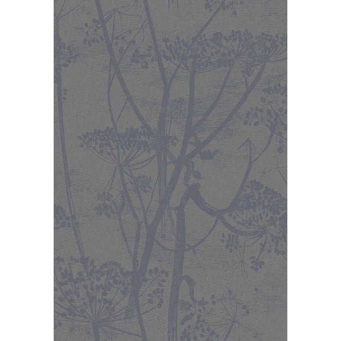 Cole & Son Cow Parsley Gilver/Black Wallpaper 95/9050.CS.0