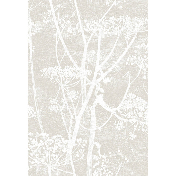 Cole & Son Cow Parsley Linen/White Wallpaper 95/9051.CS.0