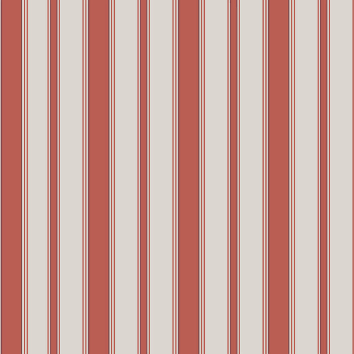 Cole & Son Cambridge Str Red And Sand Wallpaper 96/1001.CS.0